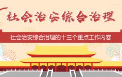 社會治安綜合治理的重點(diǎn)工作內(nèi)容